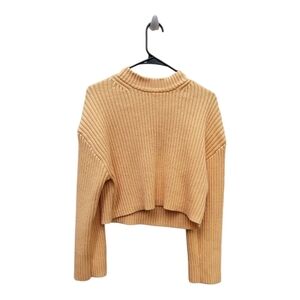 H&M Cozy Tan Ribbed Sweater